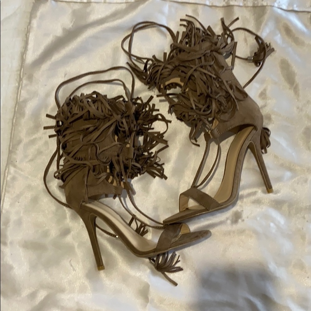 Fringe heels